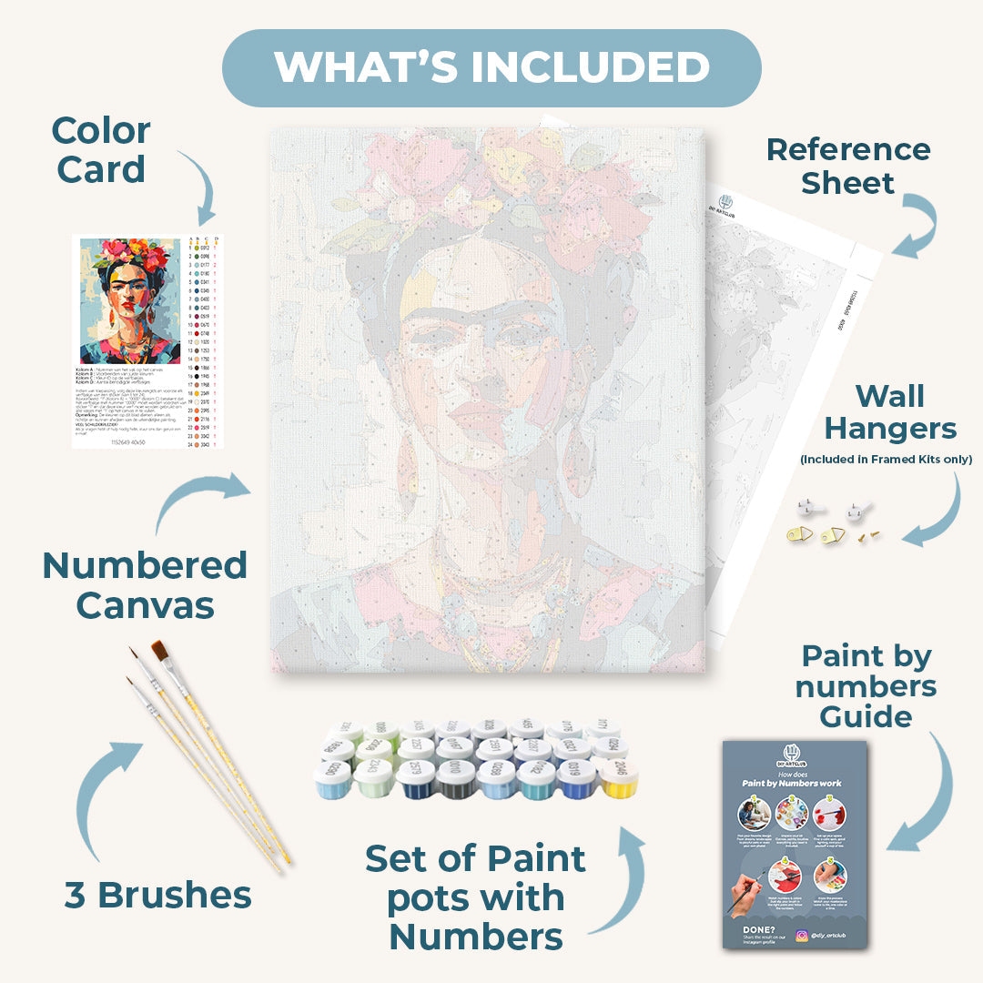 Expressive Frida | Paint by Numbers