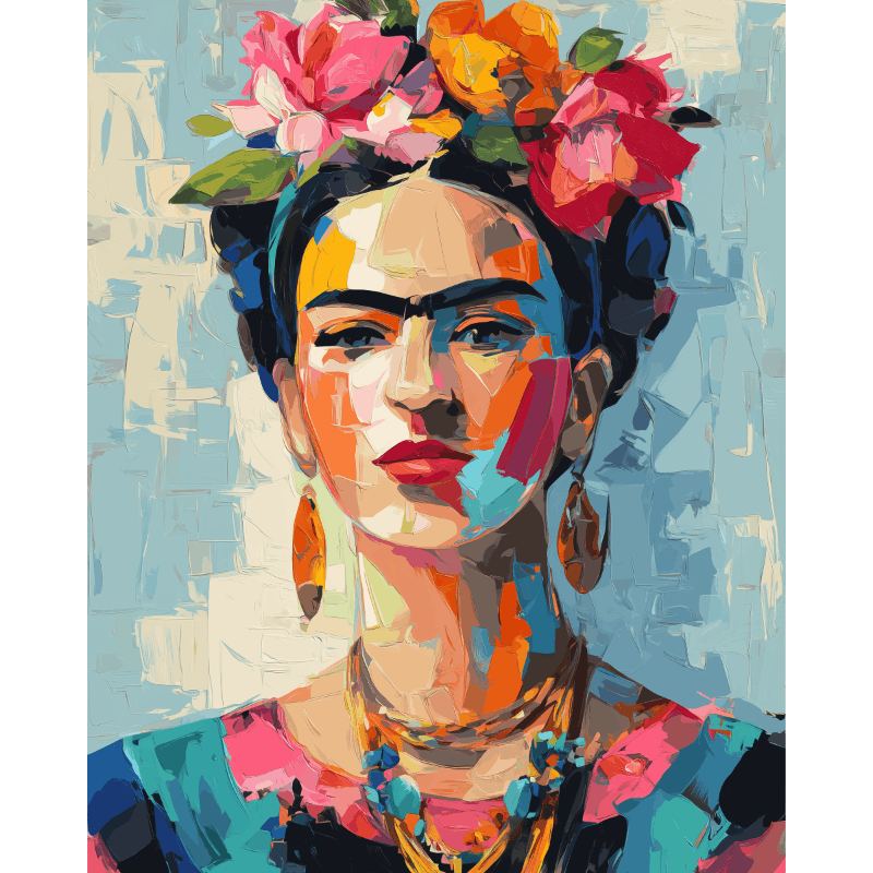 Expressive Frida | Paint by Numbers