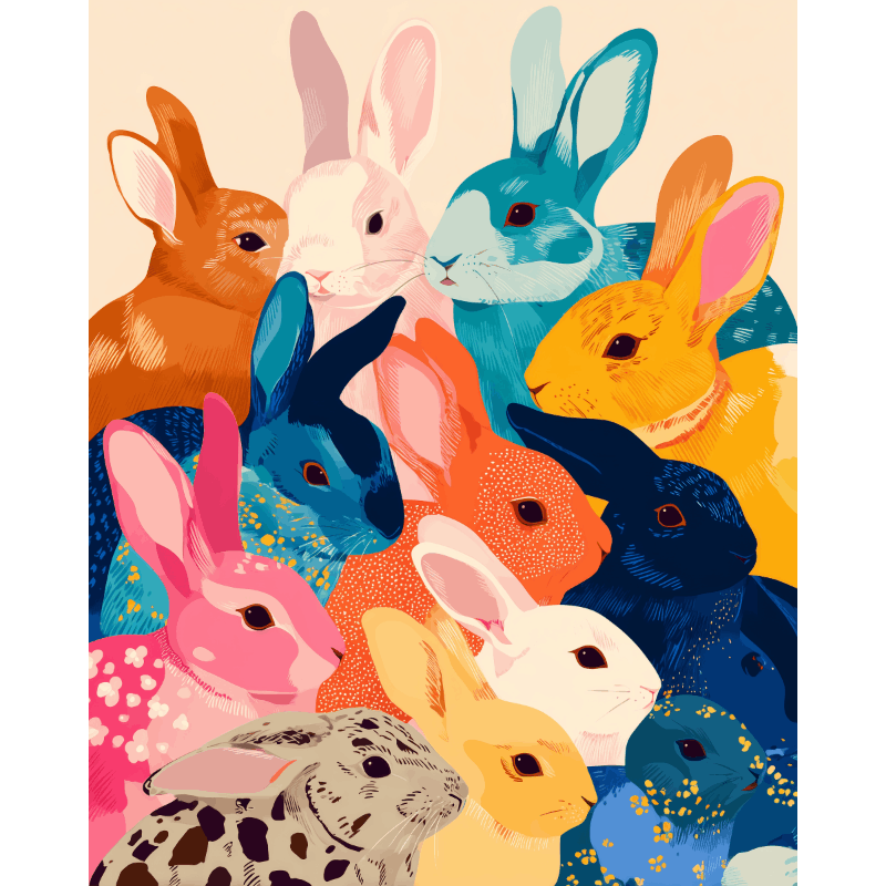 Bunny Collection | Paint by Numbers