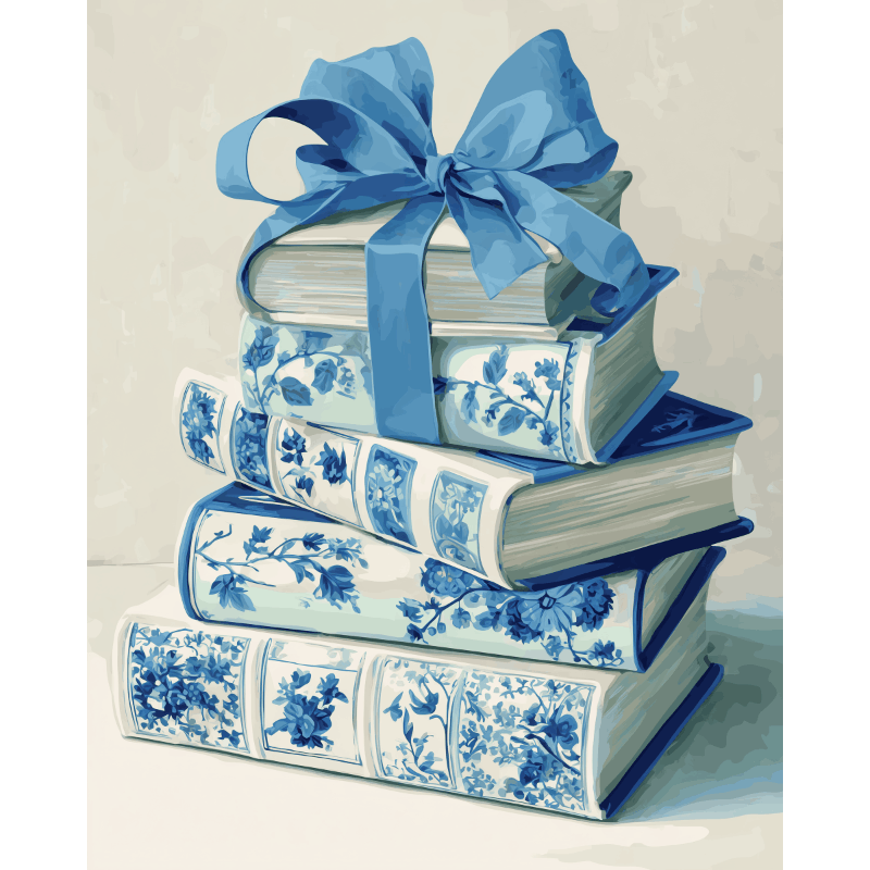 Stories Wrapped in Blue | Paint by Numbers