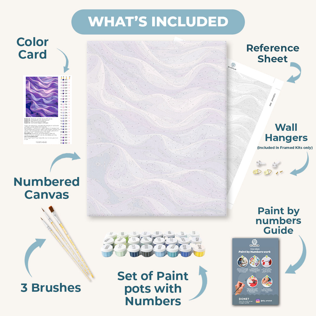 Purple Satin | Paint by Numbers