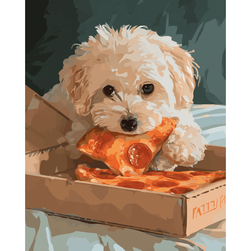 Pizza Lover | Paint by Numbers