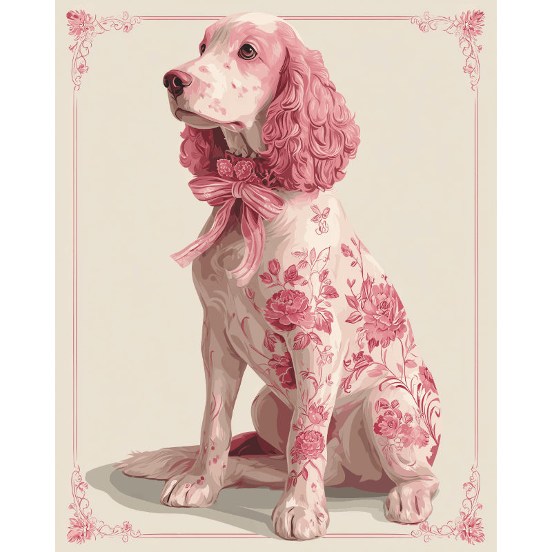 A Noble Spaniel | Paint by Numbers