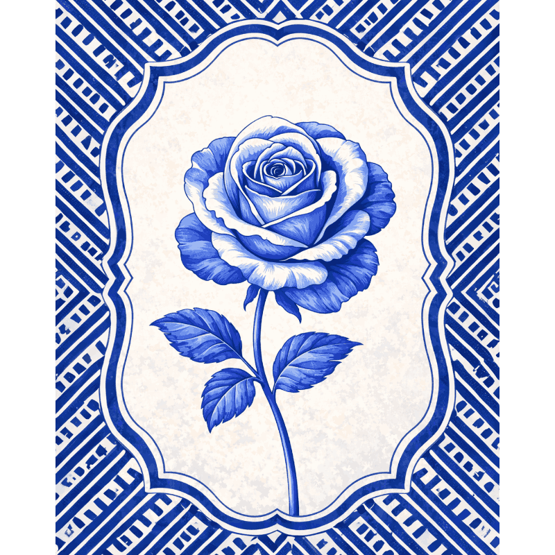 Ceramic Rose | Paint by Numbers