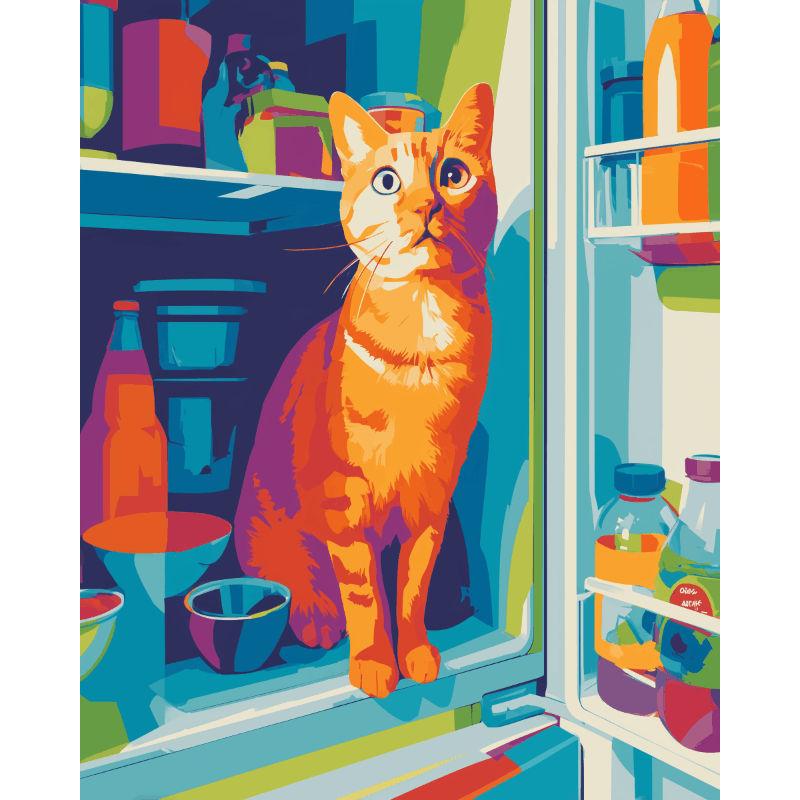 Food Beggar | Paint by Numbers
