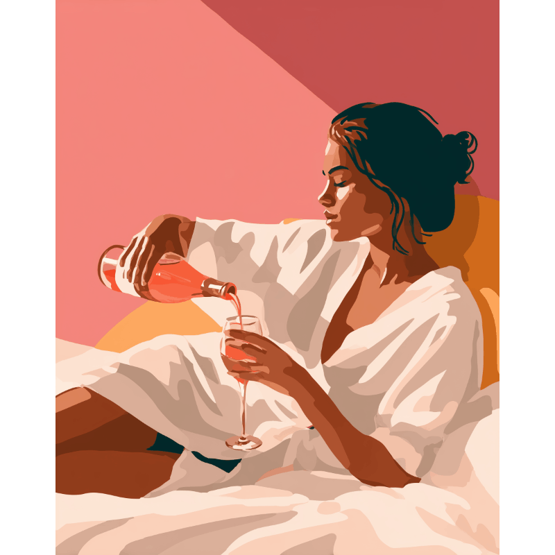 A Moment to Herself | Paint by Numbers