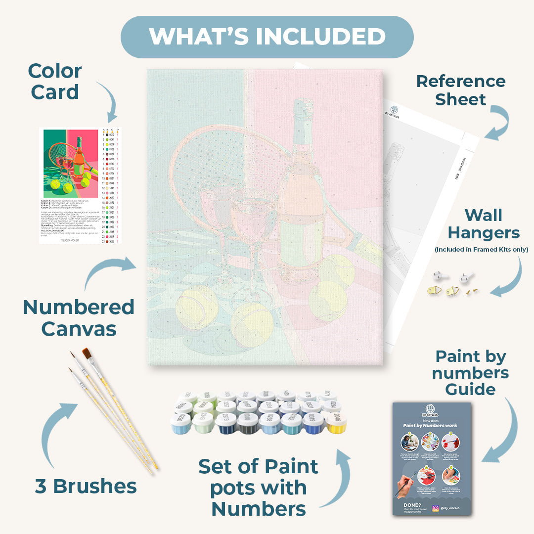 Summer Serve | Paint by Numbers