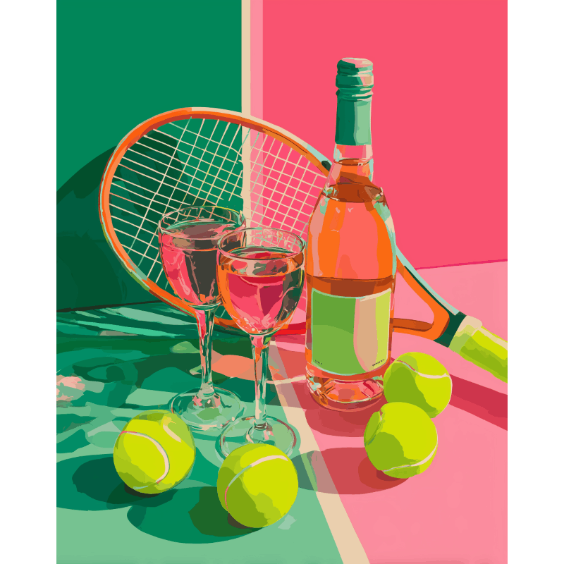 Summer Serve | Paint by Numbers