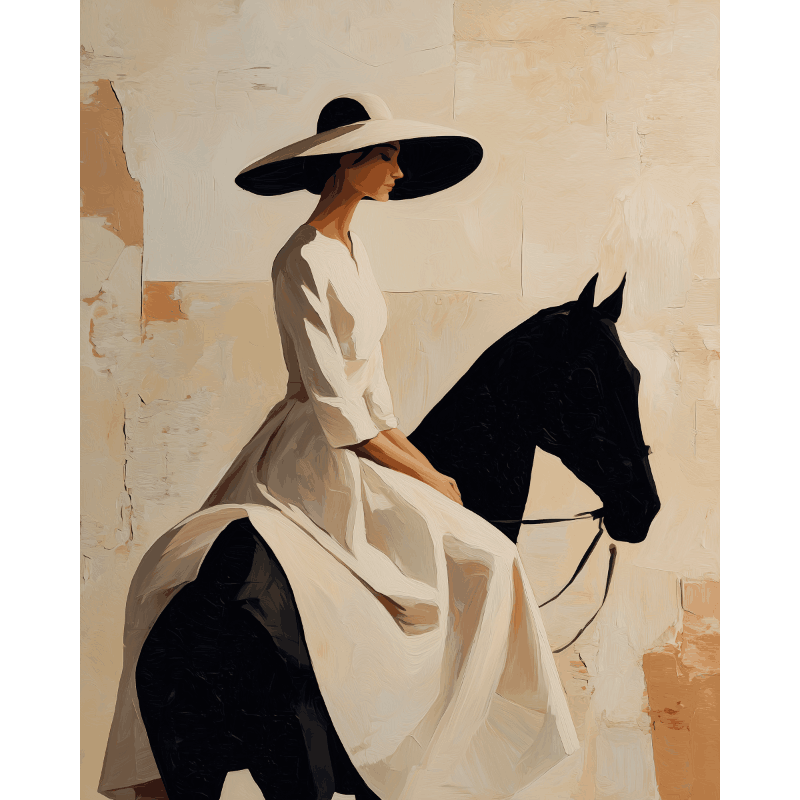 The Quiet Rider | Paint by Numbers