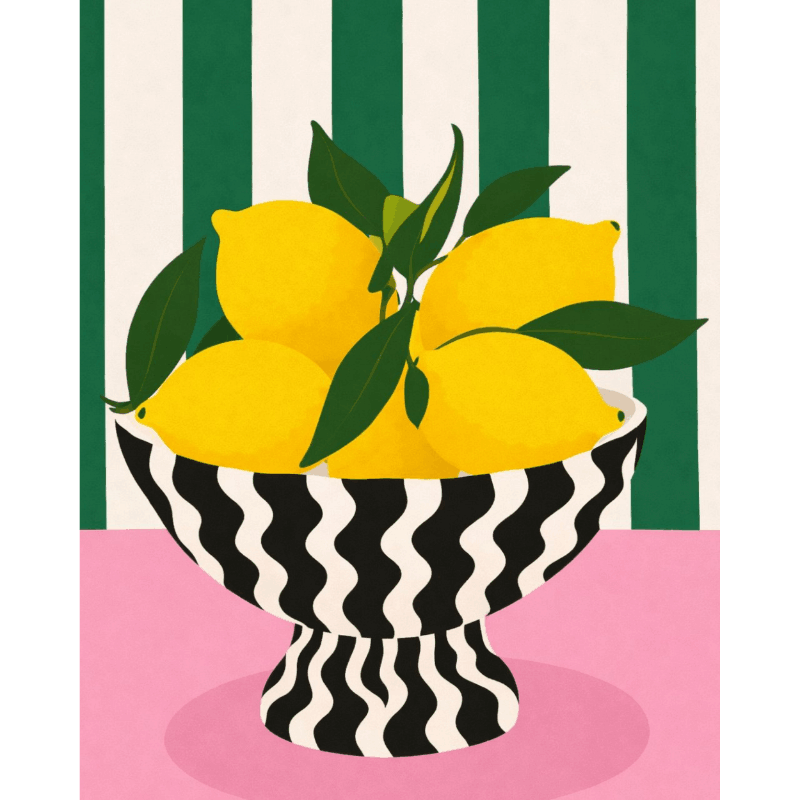 Zesty Geometry | Paint by Numbers