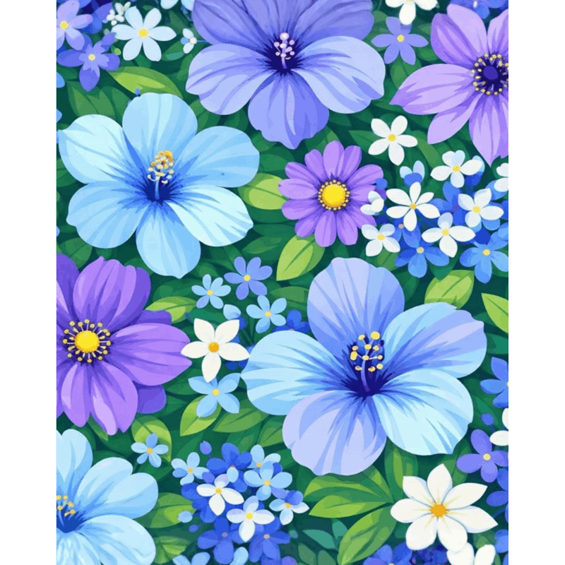 Meadow in Bloom | Paint by Numbers