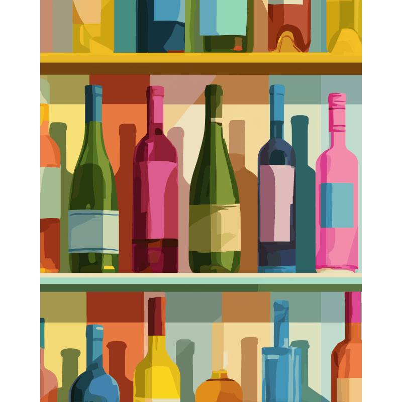 Bottled Palette | Paint by Numbers