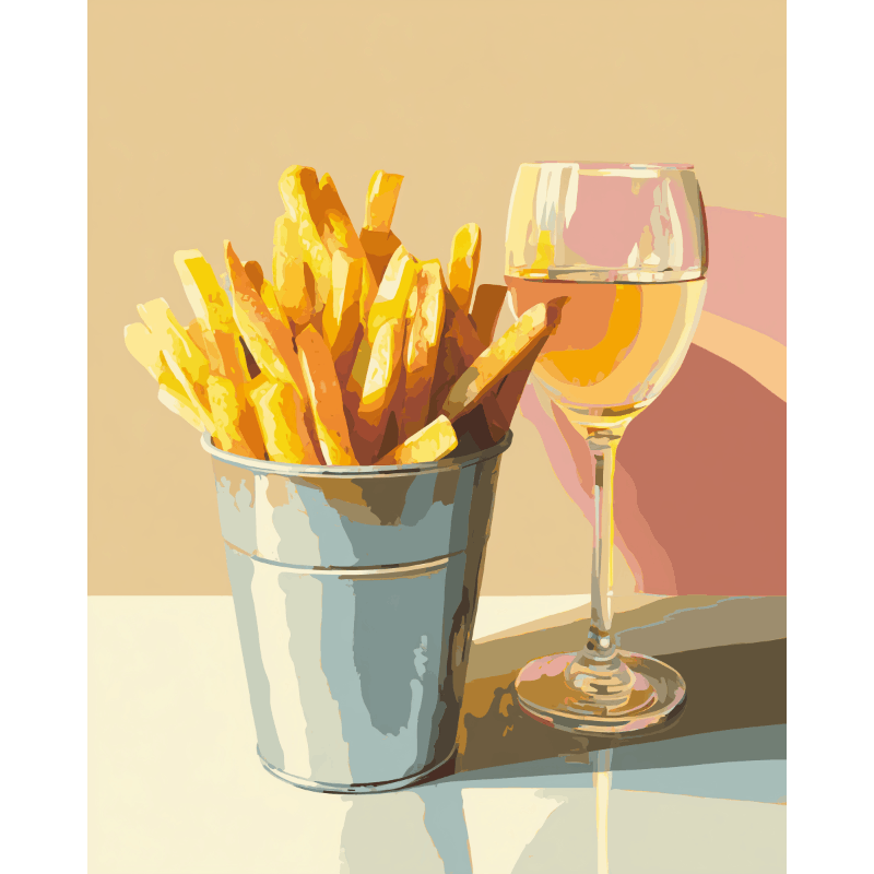 Fancy Fries | Paint by Numbers