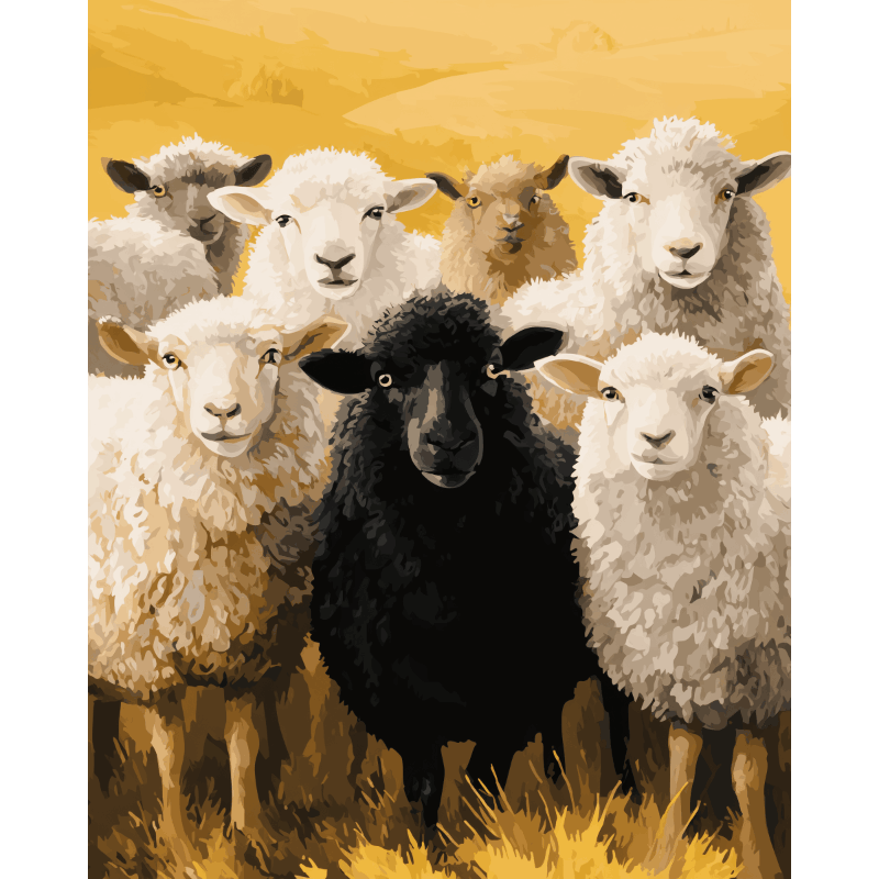 Black Sheep | Paint by Numbers