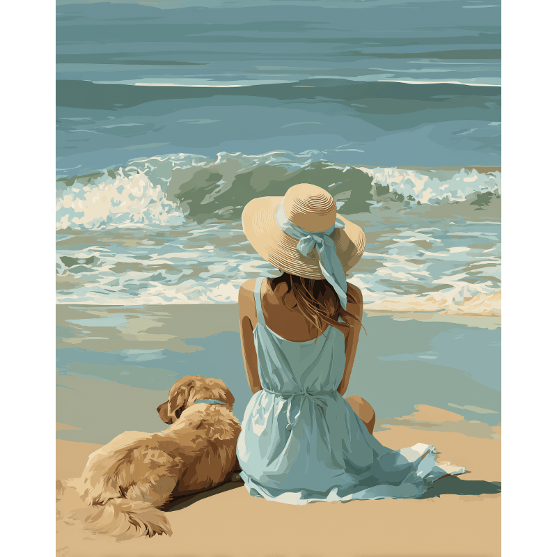 Waves of Calm | Paint by Numbers