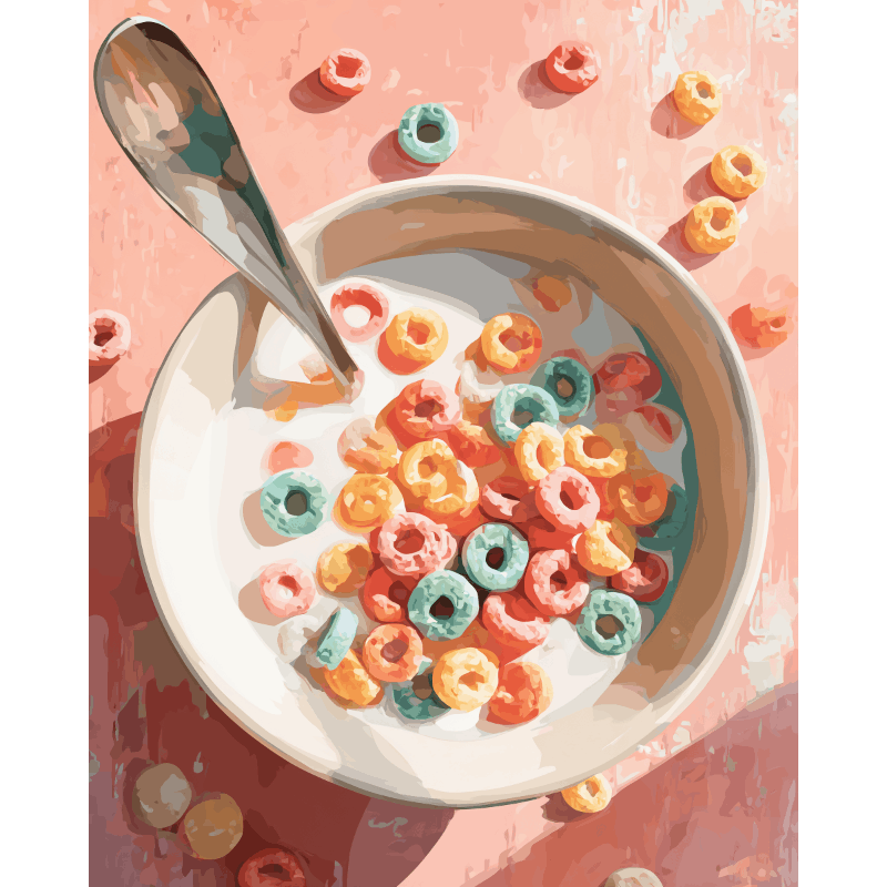 Fruit Rings | Paint by Numbers