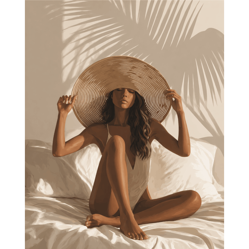 Sunlit Muse | Paint by Numbers