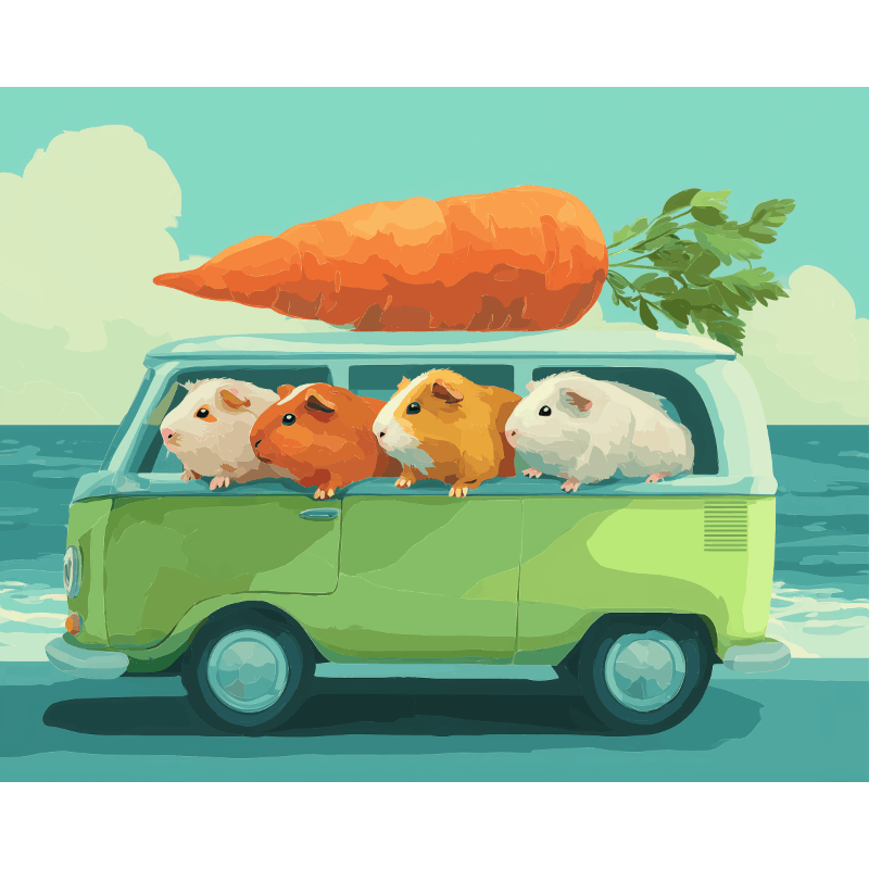 Veggie Voyage | Paint by Numbers