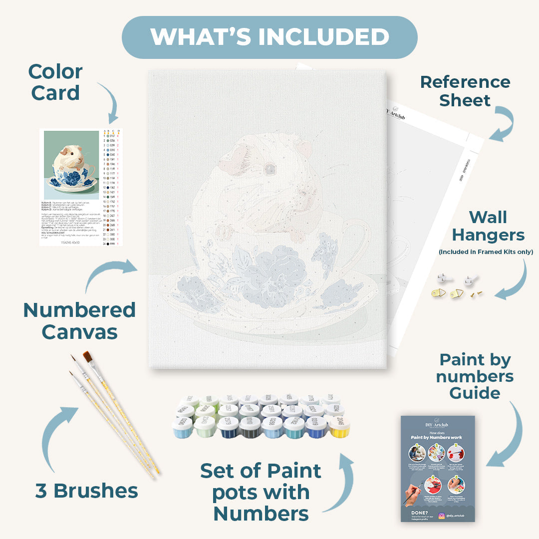 Cup of Cuteness | Paint by Numbers