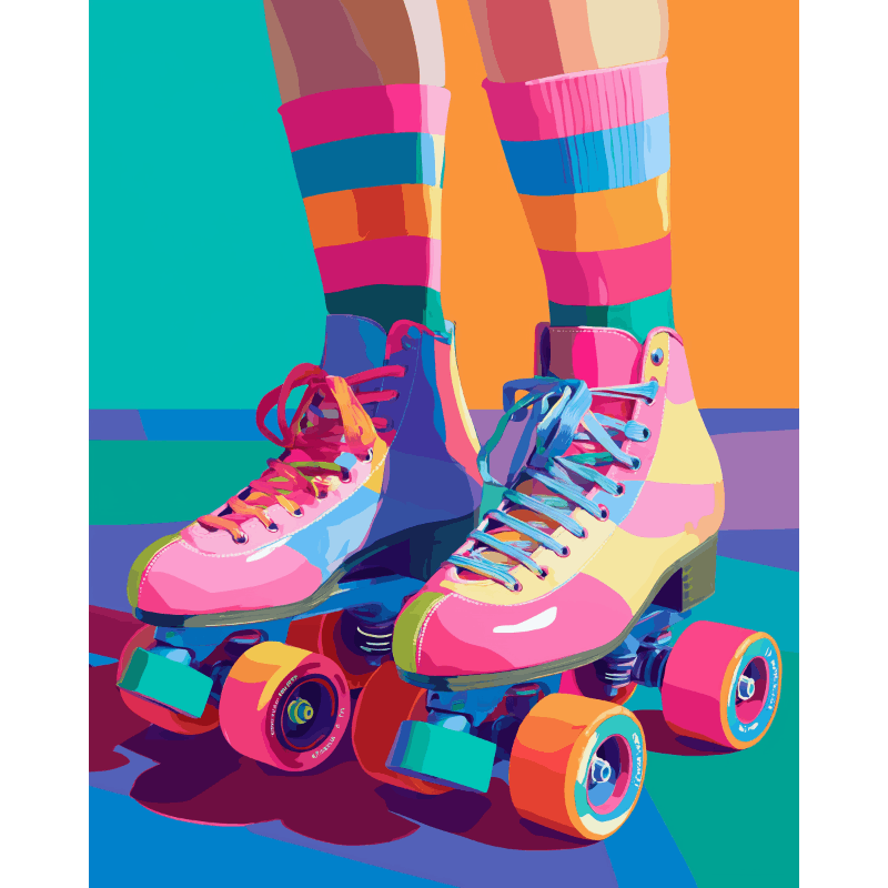 80's Vibe | Paint by Numbers