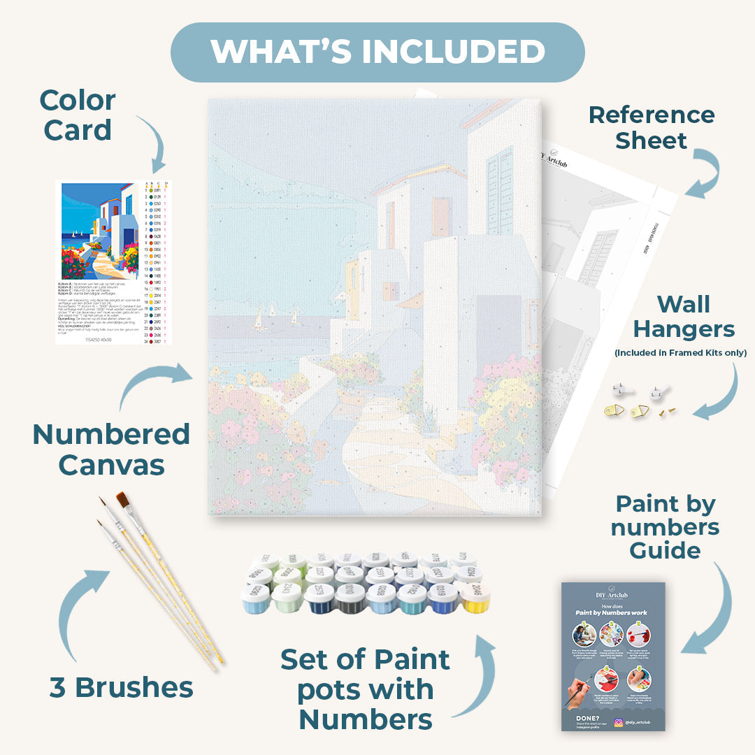 Azure Path | Paint by Numbers