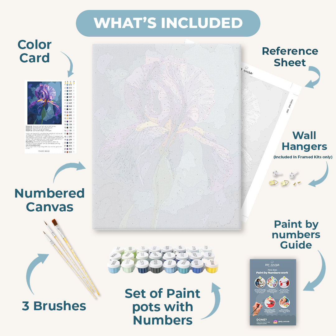 Purple Bloom | Paint by Numbers