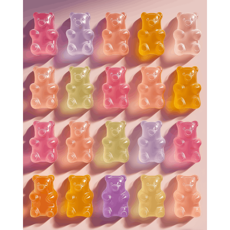 Gummy Bears | Paint by Numbers