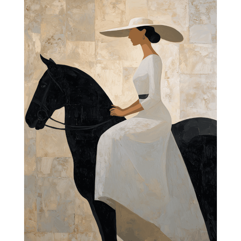 Balanced Rider | Paint by Numbers