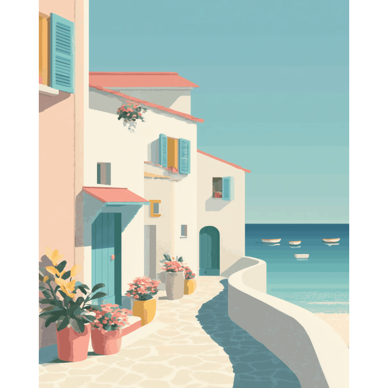 Coastal Escape | Paint by Numbers