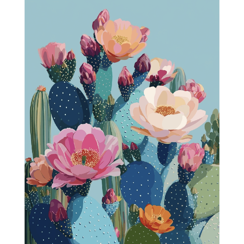Petals of the Desert | Paint by Numbers