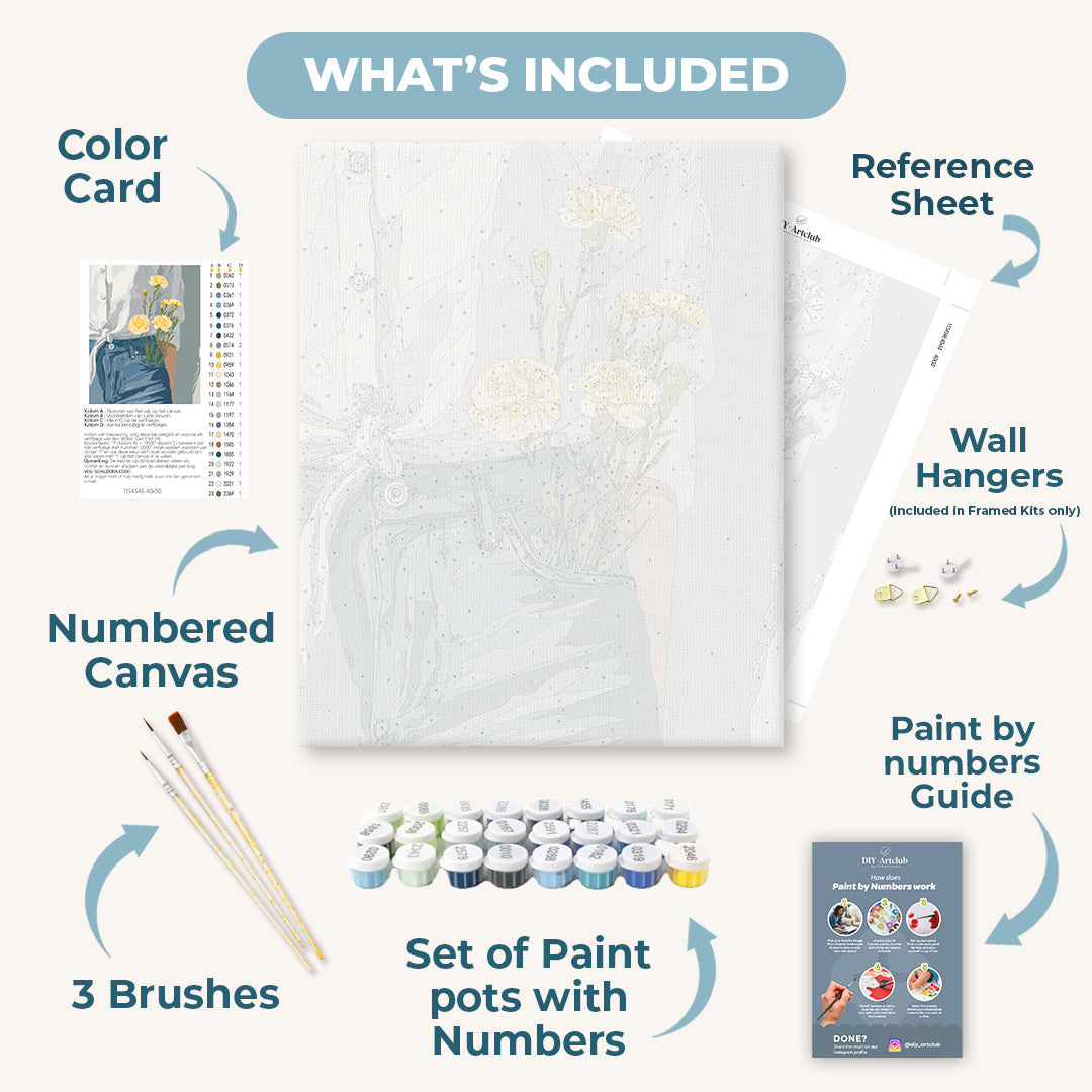 Blooming Pockets | Paint by Numbers