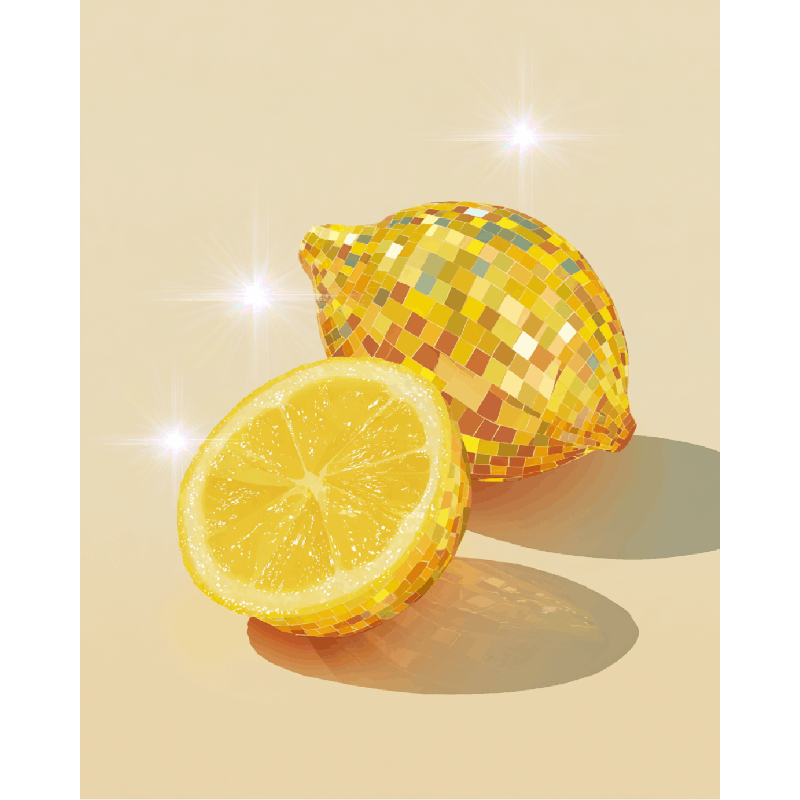 Lemon Disco | Paint by Numbers