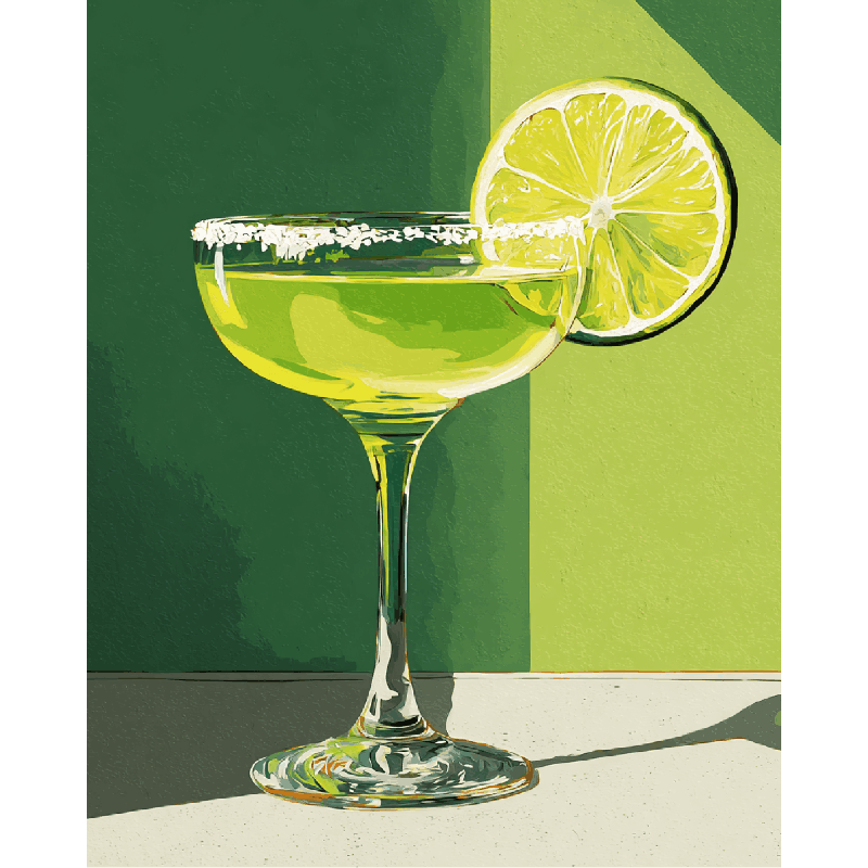 Lime Margarita | Paint by Numbers
