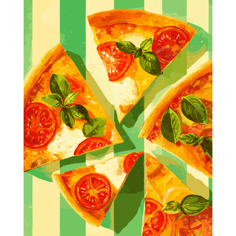 Tasty Slices | Paint by Numbers