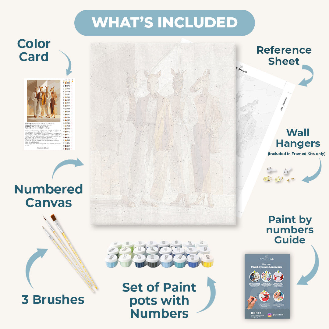 Fashion Pack Set | Paint by Numbers
