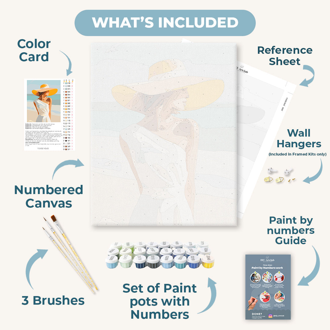 Summer Elegance | Paint by Numbers