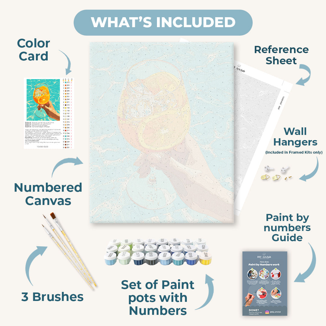 Orange Refresher | Paint by Numbers