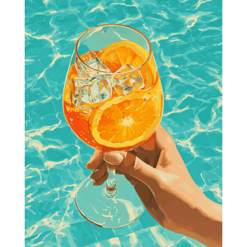 Orange Refresher | Paint by Numbers