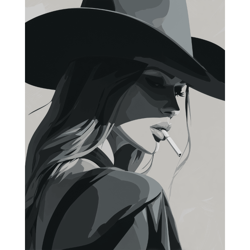 Silent Attitude | Paint by Numbers