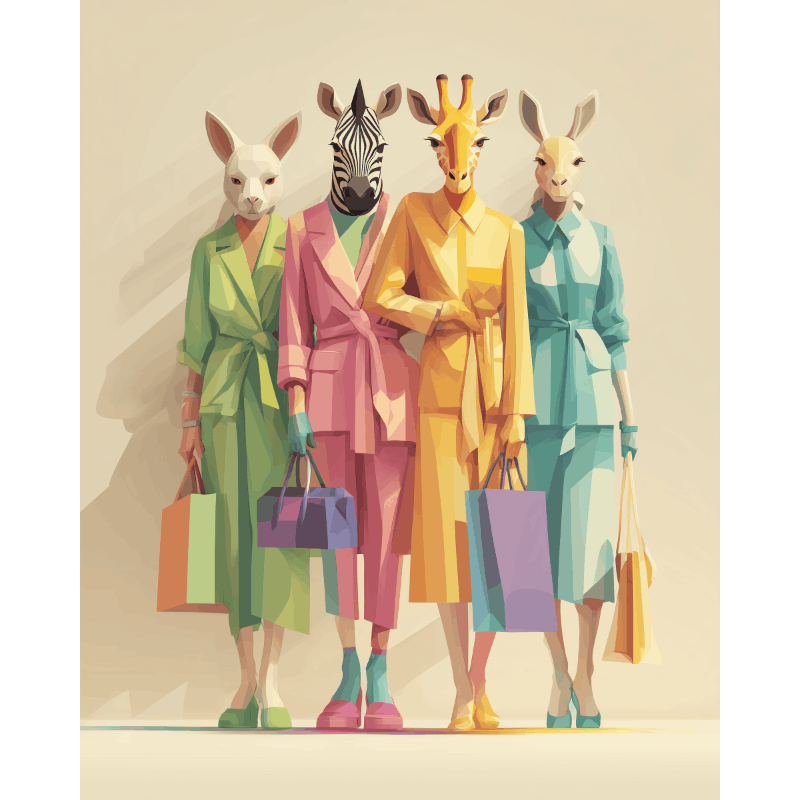 Wild Couture | Paint by Numbers