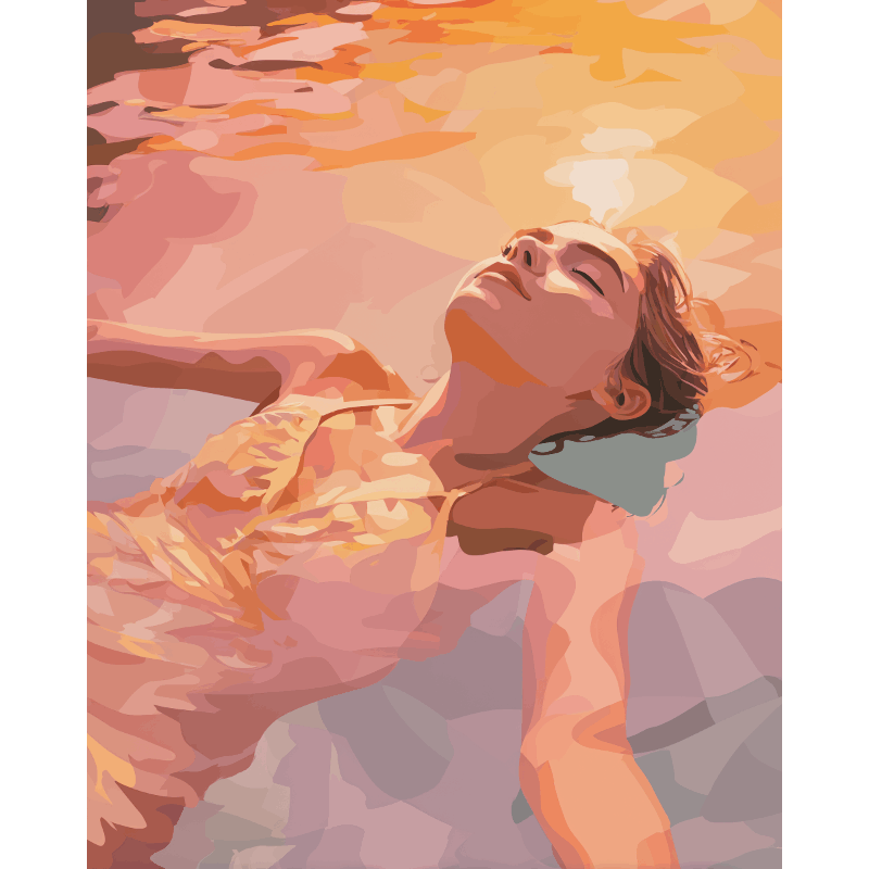 Sunset Float | Paint by Numbers