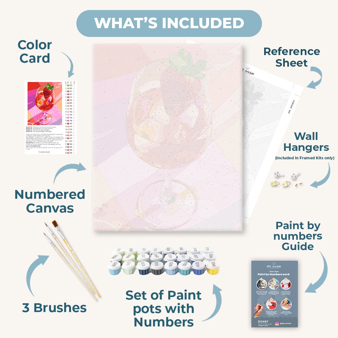 Strawberry Taste | Paint by Numbers