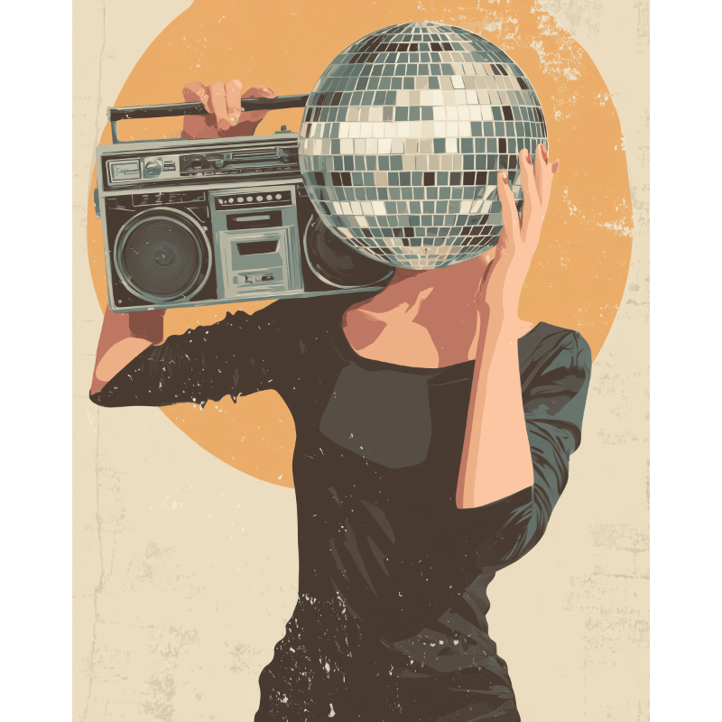 Disco Queen | Paint by Numbers