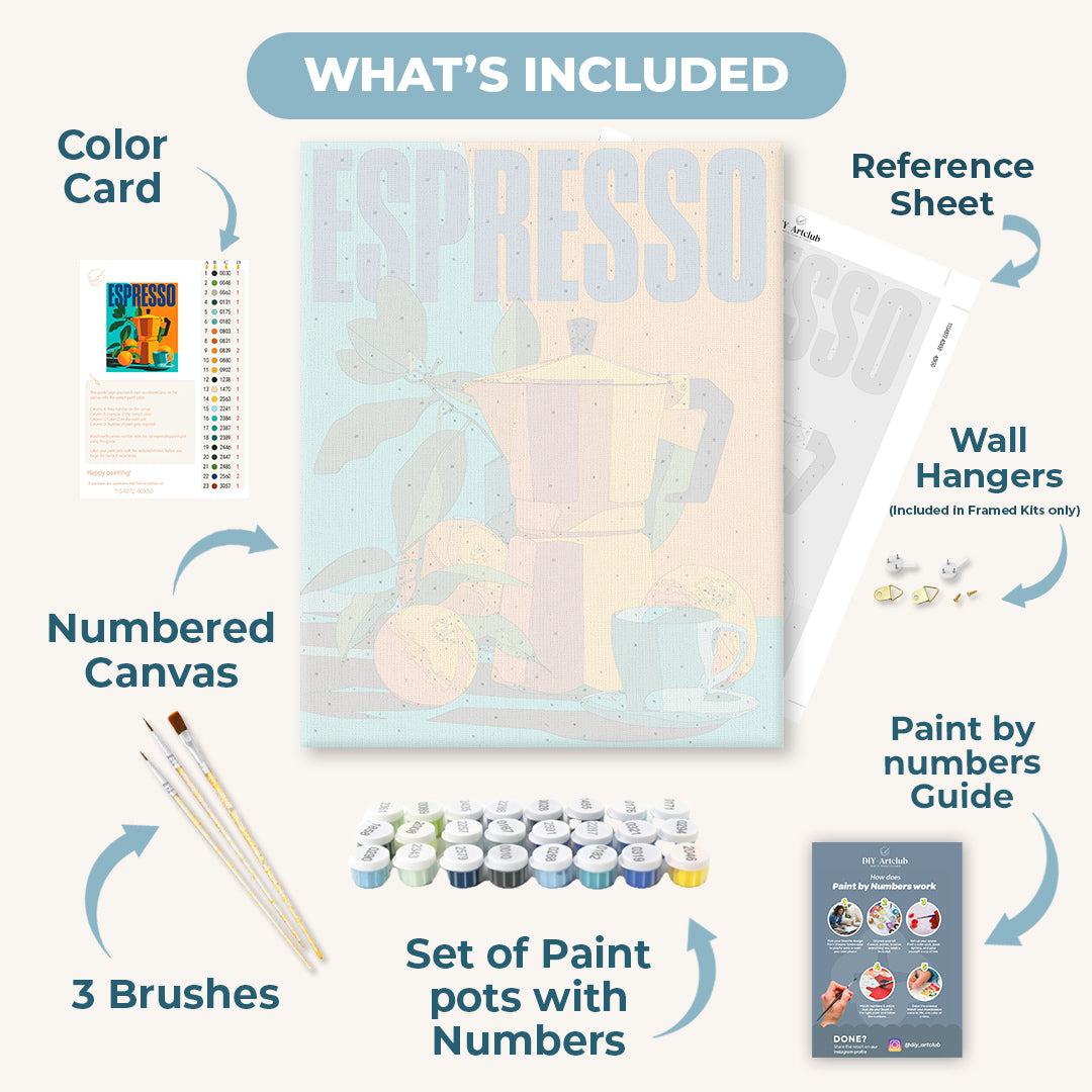 Invigorating Espresso | Paint by Numbers