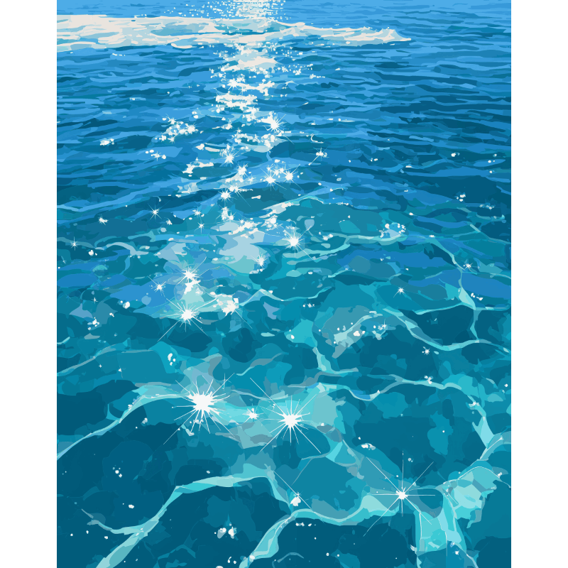 Open Water | Paint by Numbers