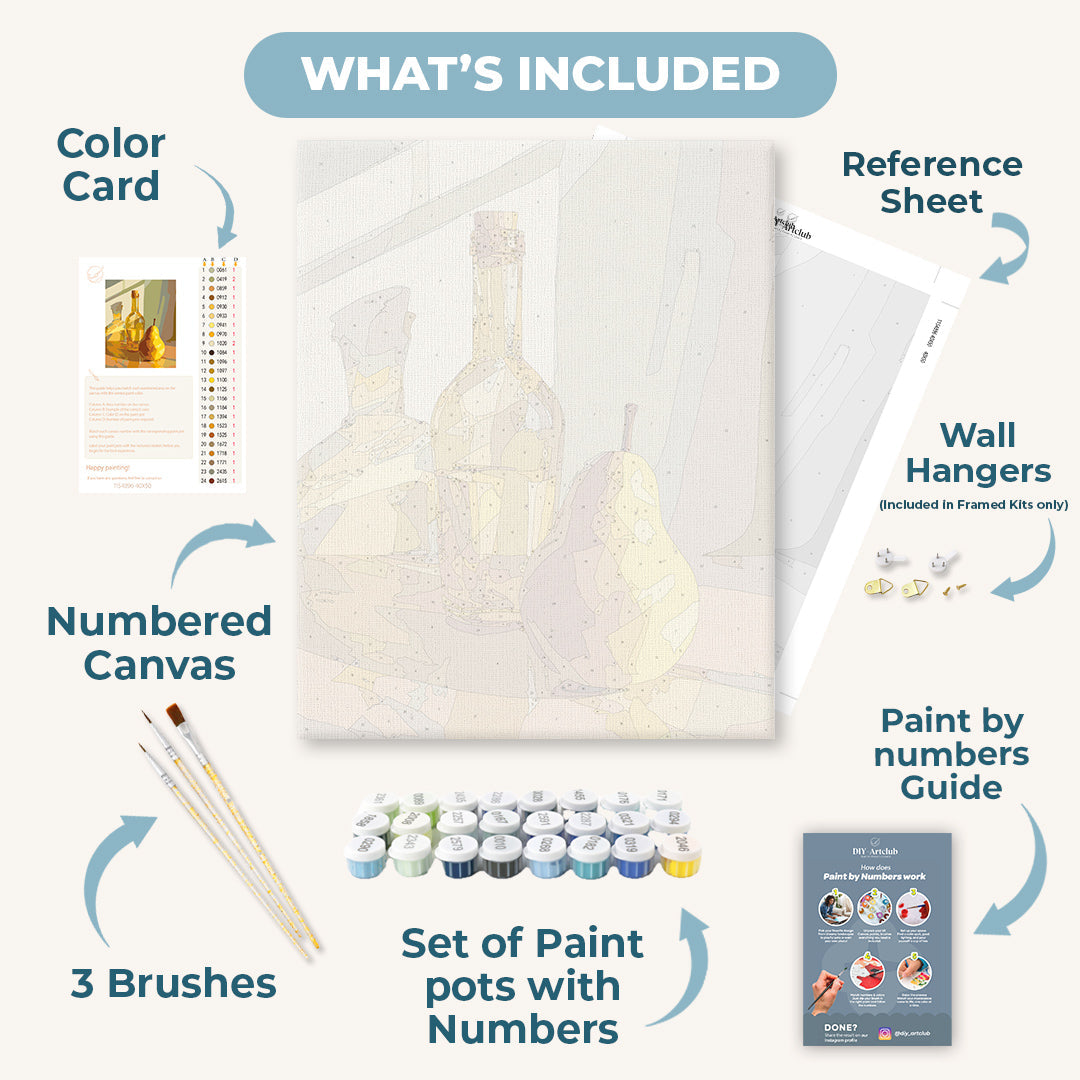 Golden Pear | Paint by Numbers