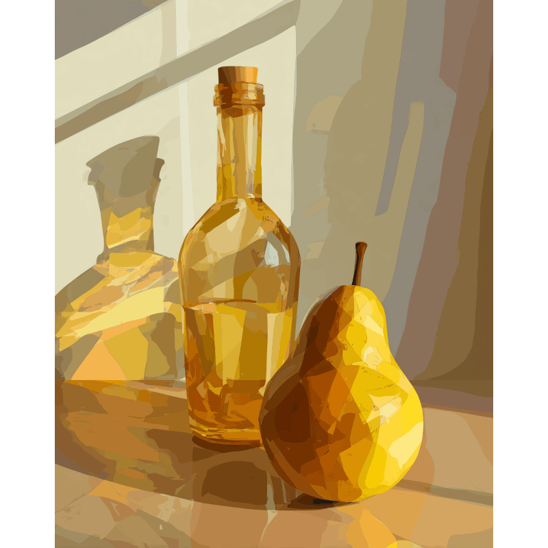 Golden Pear | Paint by Numbers