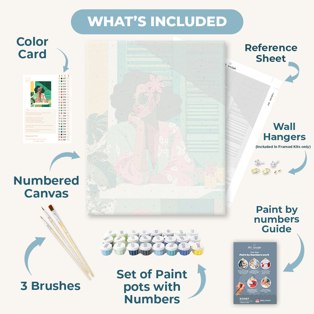 Island Muse | Paint by Numbers