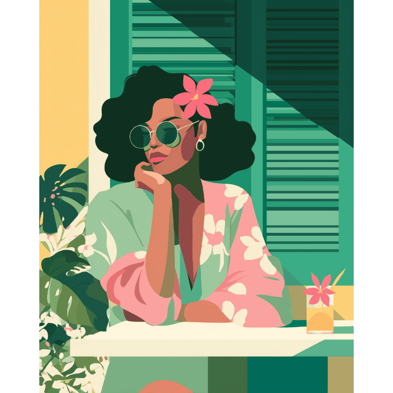Island Muse | Paint by Numbers