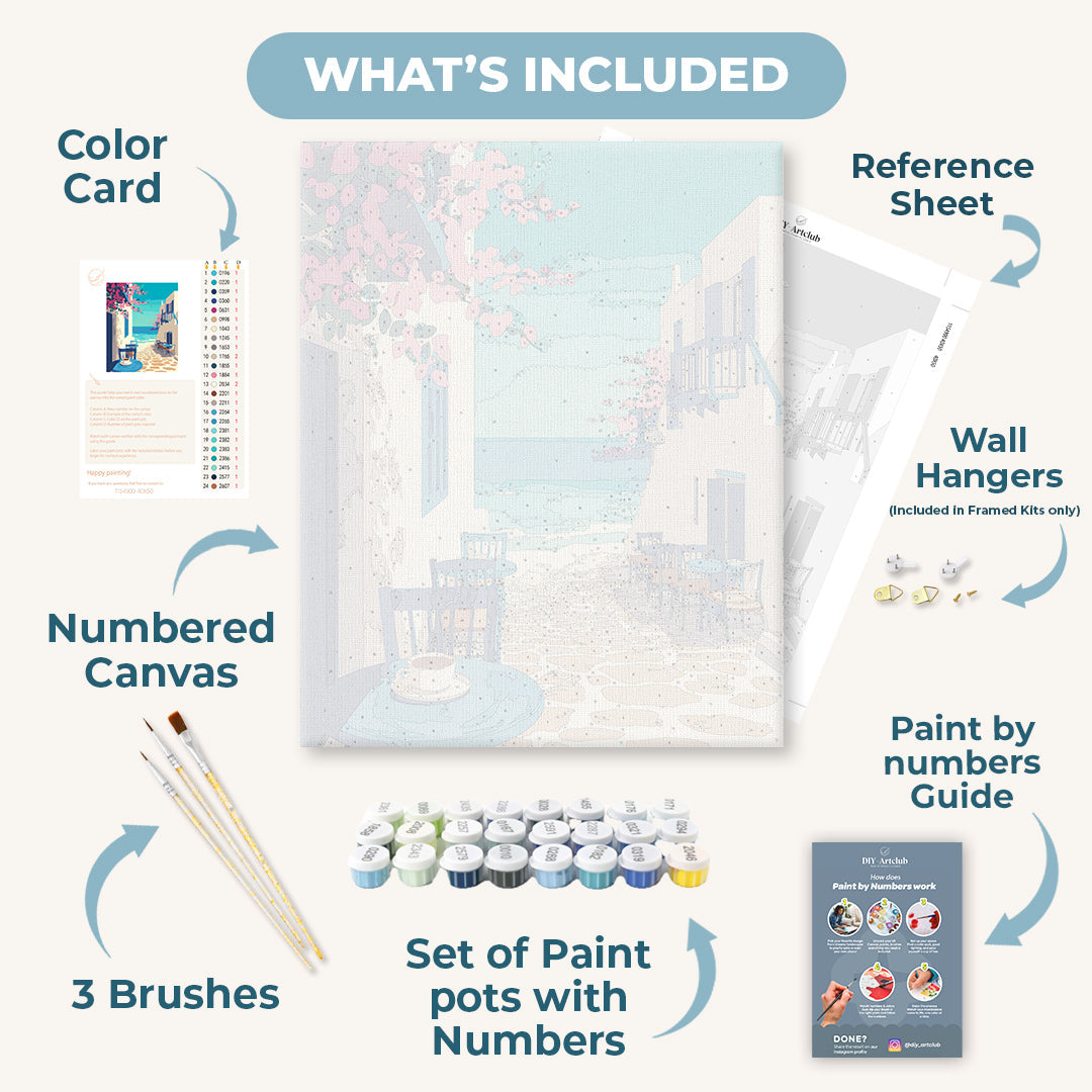 Mediterranean Travel | Paint by Numbers